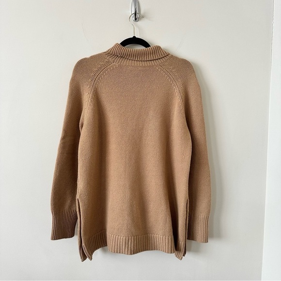 Garnet Hill-Side-Button Cashmere T-Neck - Picture 3 of 11